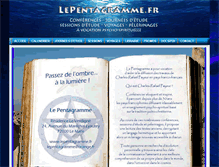 Tablet Screenshot of lepentagramme.fr